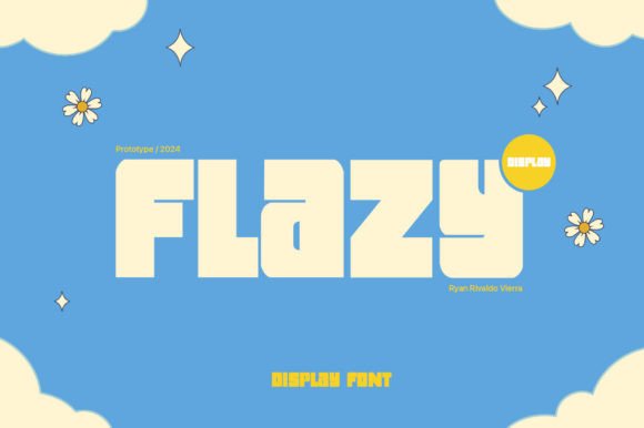 Flazy: A Playful Display Font for Dynamic Design