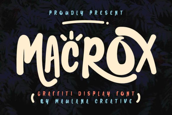 Meet Macrox: The Bold Graffiti Display Font