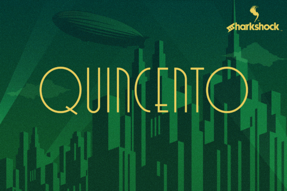 Quincento: Art Deco Typography for Modern Branding