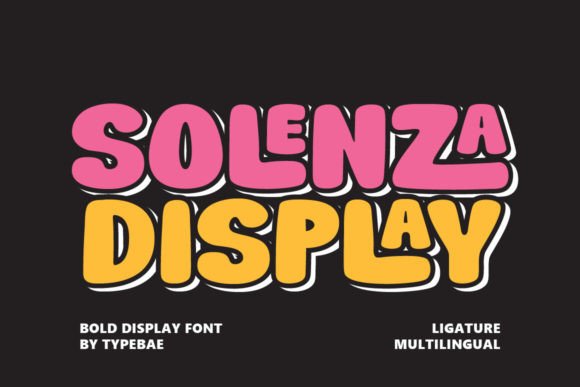 Solenza: Infuse Your Designs with Bold, Retro-Modern Energy